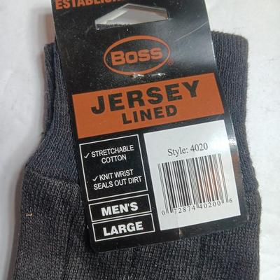 Three pairs of new Jersey Gloves Size Large