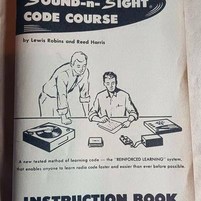 The rider Sound - n - Sight code course By Lewis Robins and Reed Harris Two LP Record courses