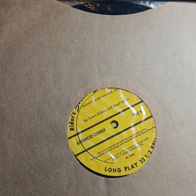 The rider Sound - n - Sight code course By Lewis Robins and Reed Harris Two LP Record courses