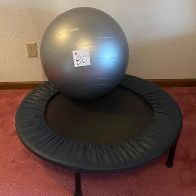 Exercise Ball and Trampoline