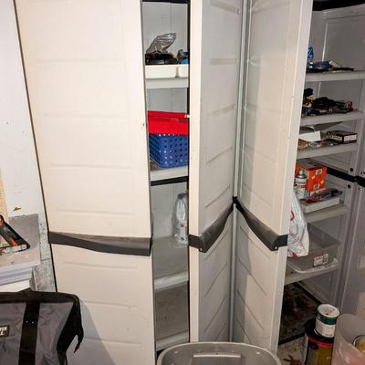 WorkForce Heavy Duty Plastic Storage Cabinet (Left)