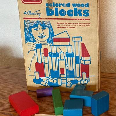 Vintage Playskool Blocks