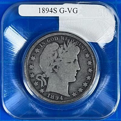 1894 S Silver HALF Dollar 