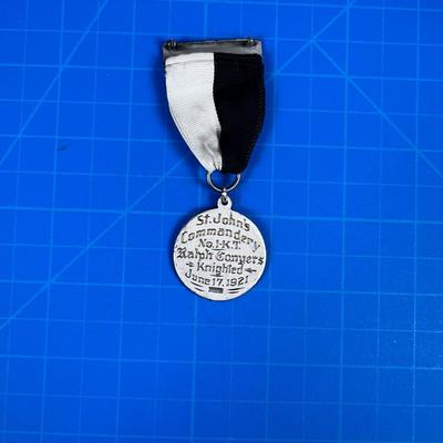 Grand Commander of the Knights Templers MEDAL 1921 