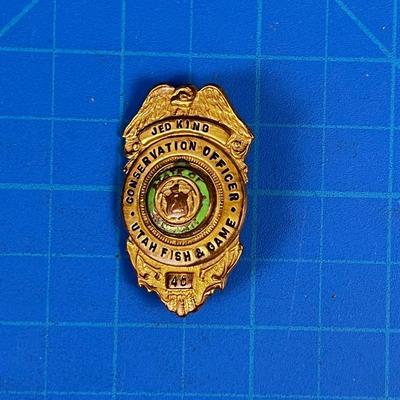 UTAH Fish & Game Conservation Badge - Obsolete 