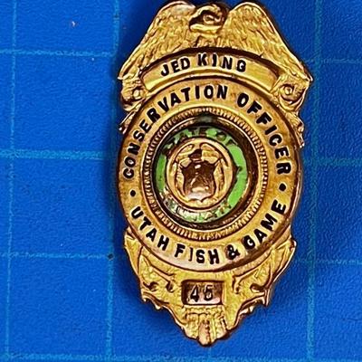 UTAH Fish & Game Conservation Badge - Obsolete 