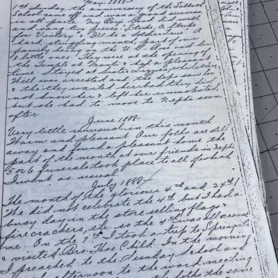 Biographic Sketches of William GRANT. Copies of an original Diary