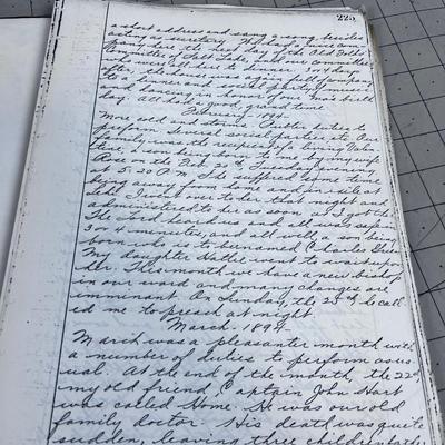 Biographic Sketches of William GRANT. Copies of an original Diary