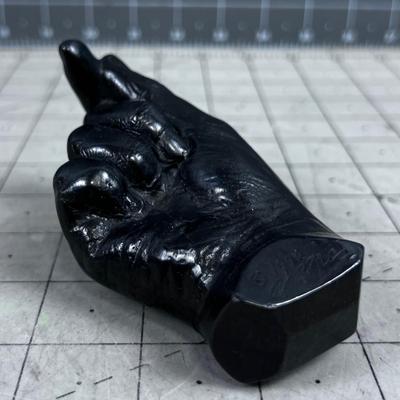 Sculpture of a HAND Signed and Dated 1998 BLACK 