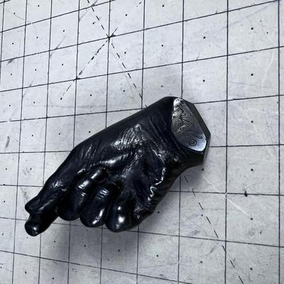 Sculpture of a HAND Signed and Dated 1998 BLACK 