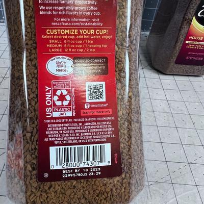 2 Tasters Choice Instant Coffee 