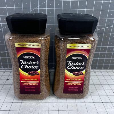2 Tasters Choice Instant Coffee 