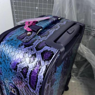 Kathy Zeeland Carry on Suitcase PYTHON Pattern [ Retail $143 ] 