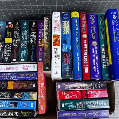 Large Lot Both Hard Back & Paper Backs, Self Help and Novels