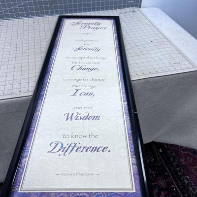 Serenity Prayer Wall Hanging 