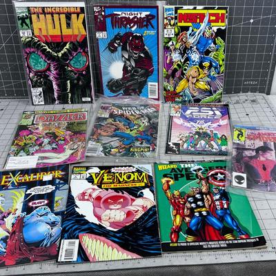 Mixed Lot of MARVEL Comic Books (10) 
