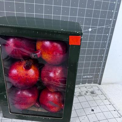 FAUX New: Pomegranate, Peppers and Pears. 