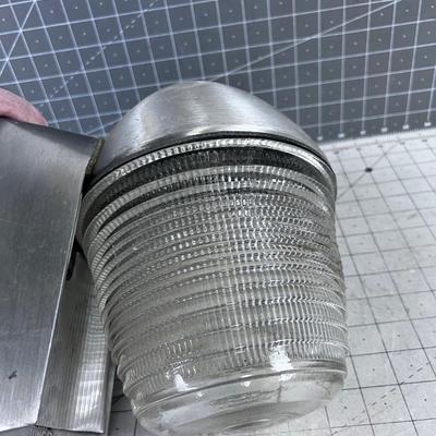 Bushed Aluminum Light Fixture 