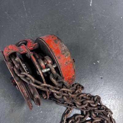 SELDON 2 Ton / 10 foot Block & Tackle Chain Hoist 