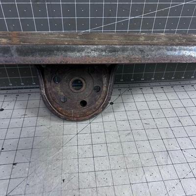 Hand Crafted Metal Steam Punk Rustic Shelf 