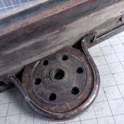 Hand Crafted Metal Steam Punk Rustic Shelf 