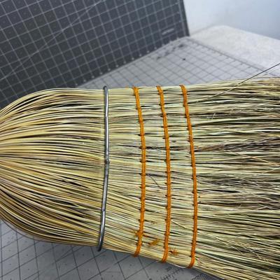 Straw Broom Like New Hardly Ridden