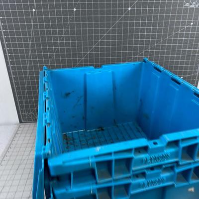 2  Heavy Duty Grocery Totes, BLUE 