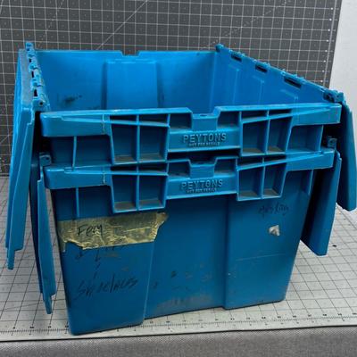 2  Heavy Duty Grocery Totes, BLUE 
