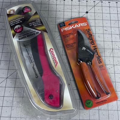 Tree Saw and Pruners, NEW In the Package