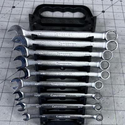Combination Wrench Set 1/4" to 11/16th" 