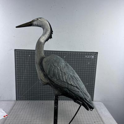 Blue Heron with Stand. Confidence Decoy 