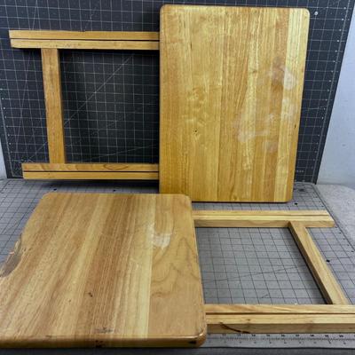 Pair of BIRCH TV trays