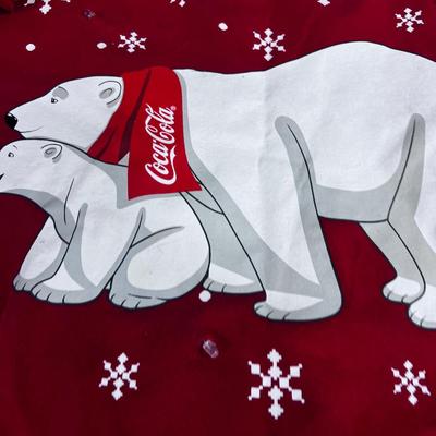 Christmas Light Up, Coke Sweat Shirt and Santa T-Shirt. 