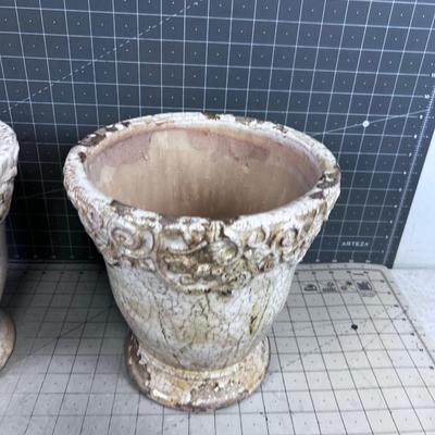 2 Large Planters - NEW 