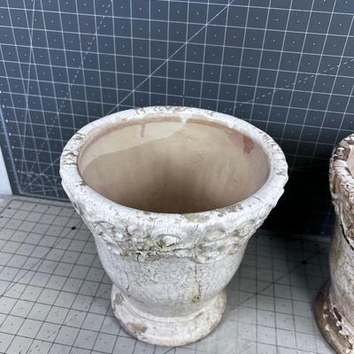 2 Large Planters - NEW 