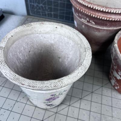 Terra Cotta Outdoor Rustic Planters