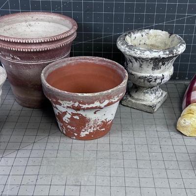 Terra Cotta Outdoor Rustic Planters