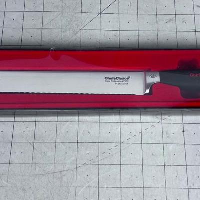 Chefs Choice 9" Bread Knife, New 