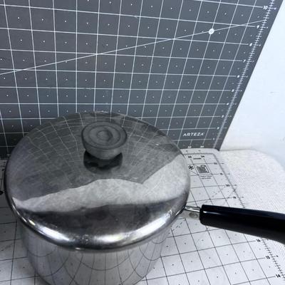 Dinnerware Copper Bottom with Lids 4 Pan & Lids