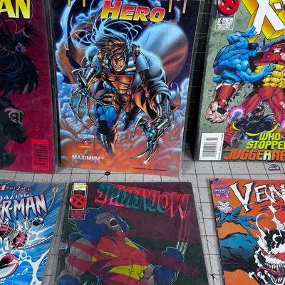 6 Vintage Comic Books 
