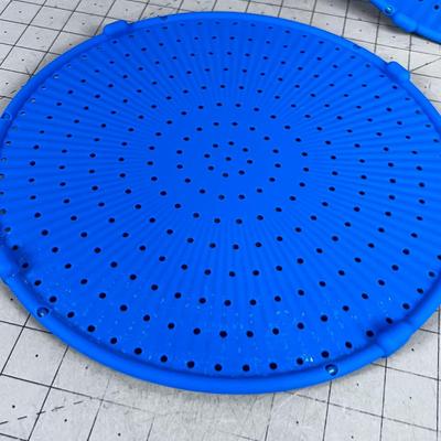 2 Like New Silicon Splash Guards BLUE