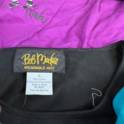5 Bob Mackie Like NEW Tops With Wearable Art