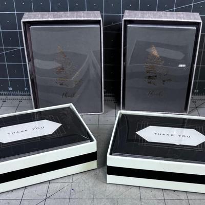 4 Packages of Seasonal THANK YOU Cards 