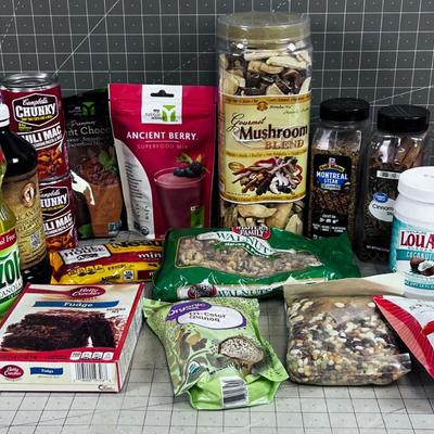 Another Food Lot; Cans, Barry Montreal Steak Seasoning, Coconut, Mazola