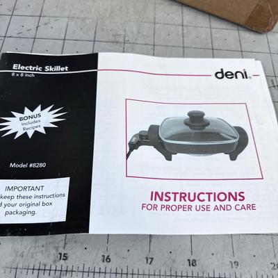 DENI Electric Skillet NEW in the Package