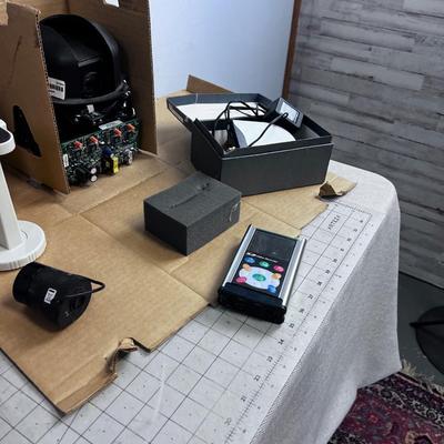 Bunch of Security Camera Equipment. 