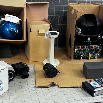 Bunch of Security Camera Equipment. 