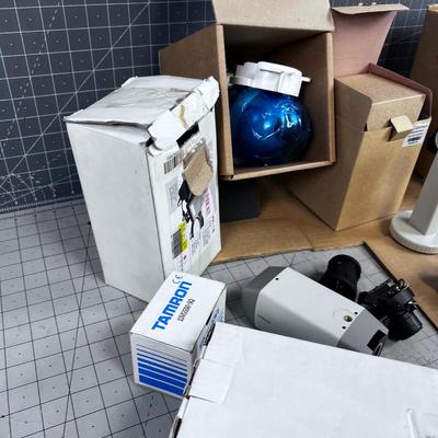 Bunch of Security Camera Equipment. 