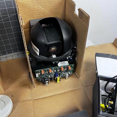 Bunch of Security Camera Equipment. 