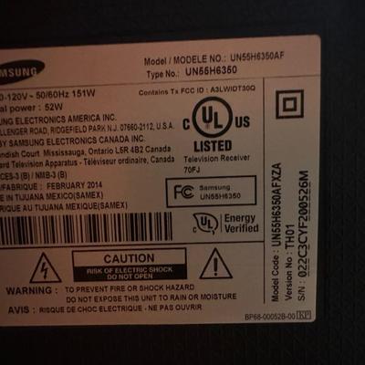 Samsung 55â€ TV w/ Remote